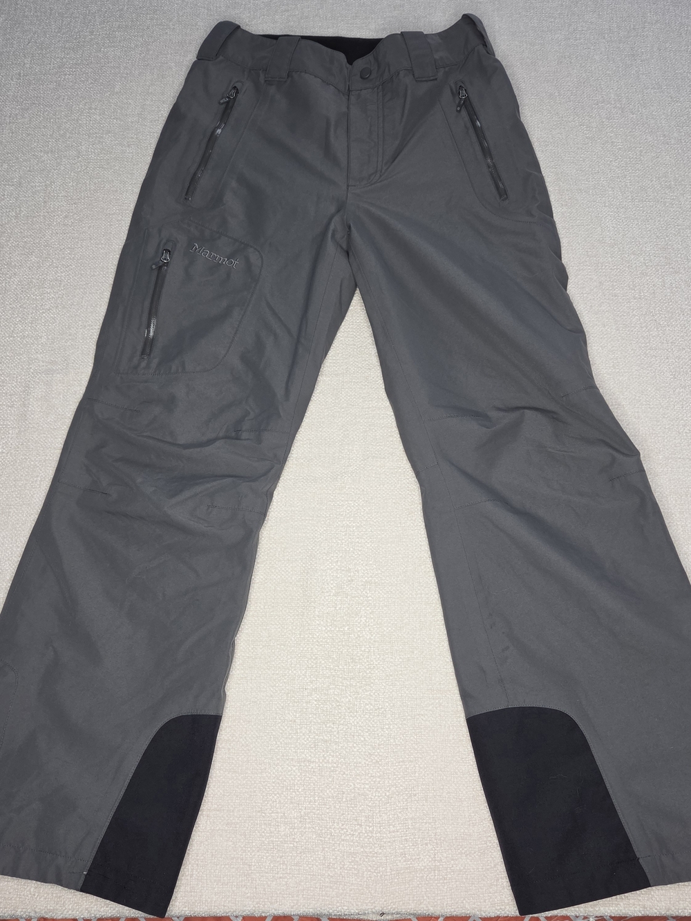 Marmot Palisades Gore-Tex Ski Snow Pants Mens Small Gray Waterproof Outdoor